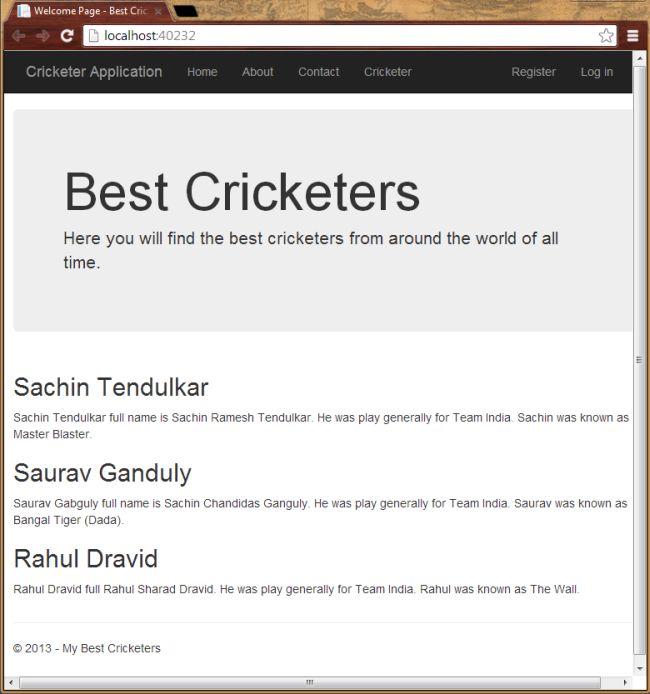 ASP.NET Web Forms Home Page
